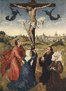 WEYDEN, Rogier van der Crucifixion Triptych France oil painting artist